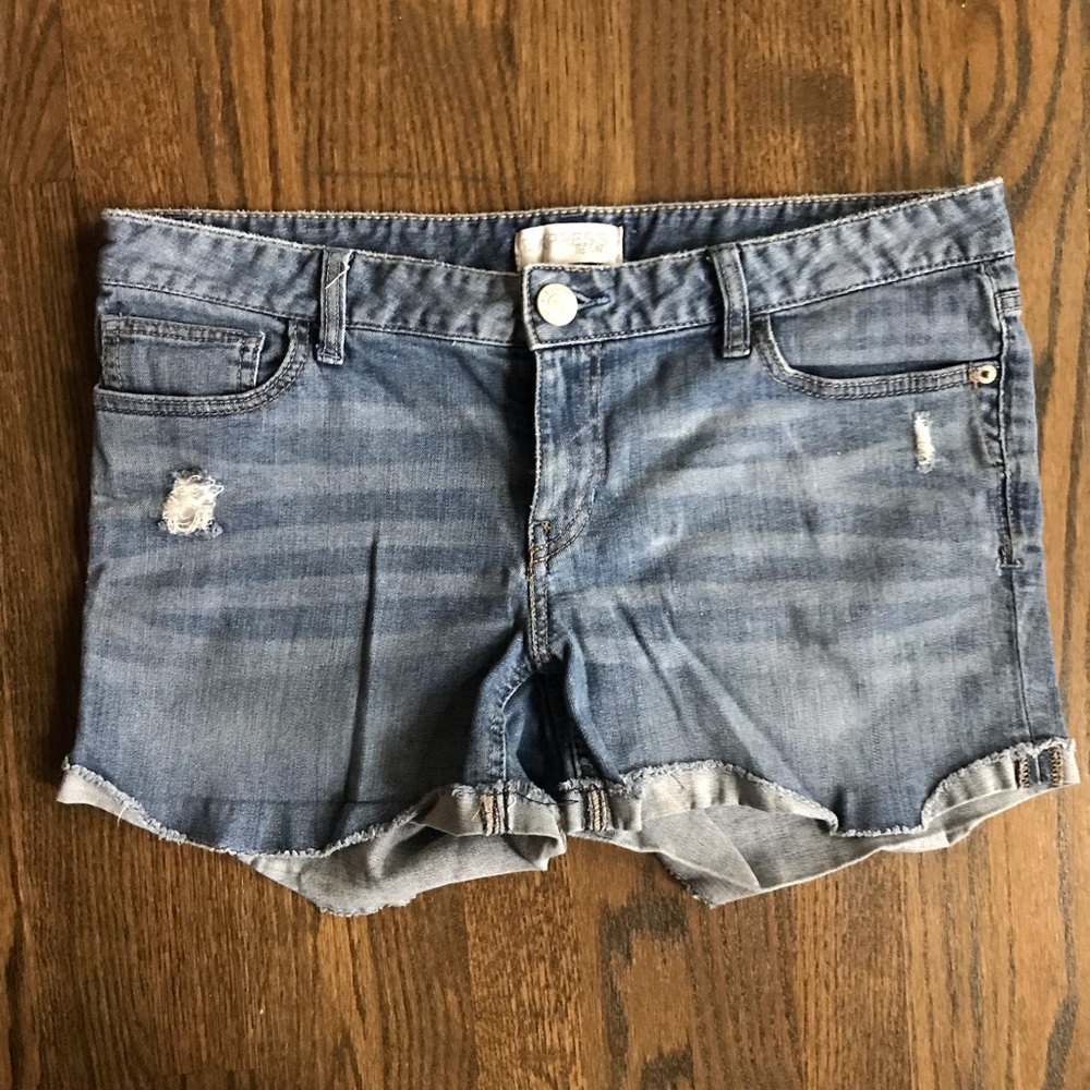 Express Cutoff Jean Shorts Size 12
